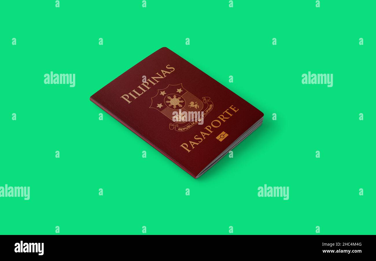 official passport of Philippine,filipino passport Stock Photo Alamy