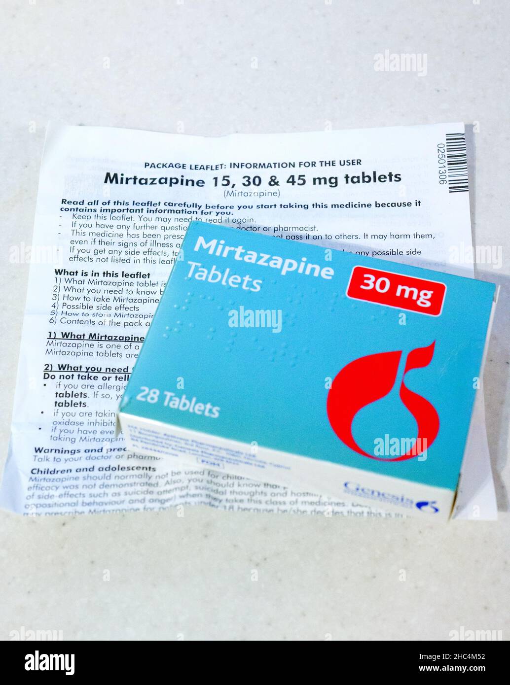 Mirtazapine, an atypical antidepressant, otherwise known as Remeron and ...