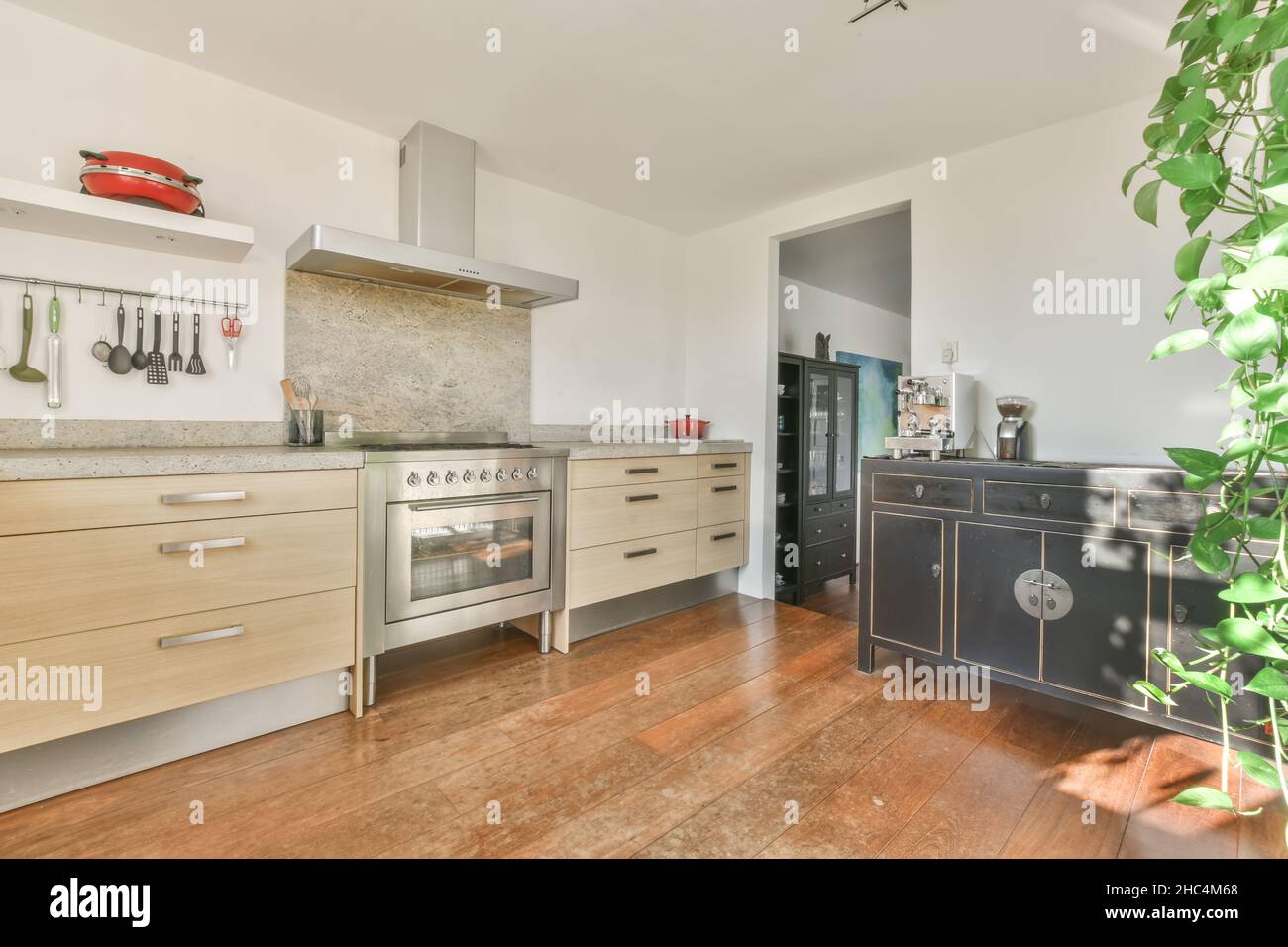 Empty contemporary modern kitchen design hi-res stock photography and ...