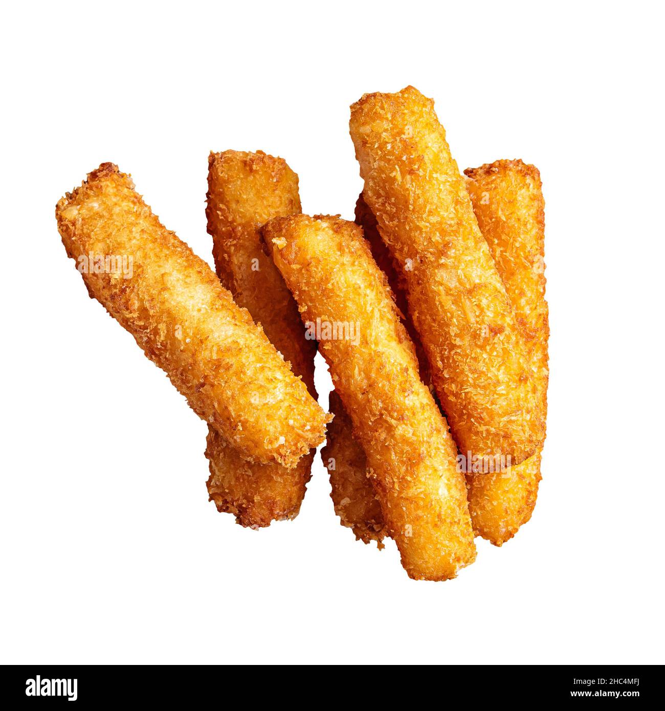 Isolated fried mozzarella cheese sticks Stock Photo Alamy