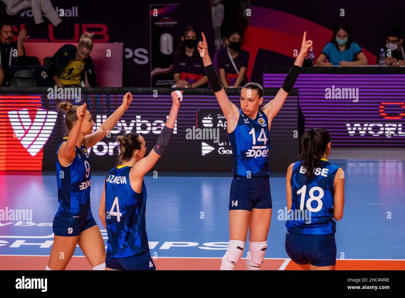 Volleyball Club World Champion Women Ankara 2021 Stock Photo Alamy