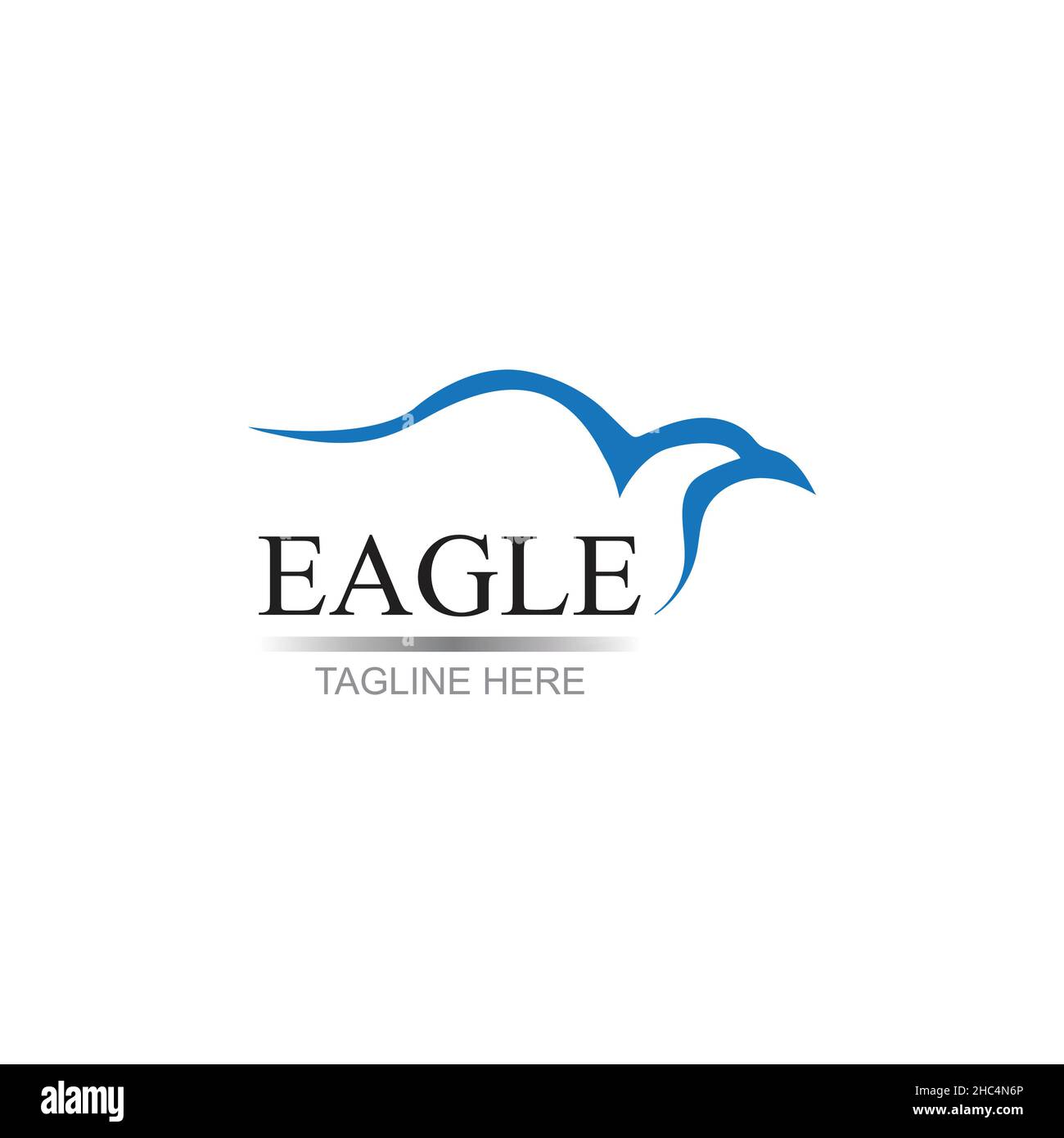 eagle logo vector illustration design template - vector Stock Vector