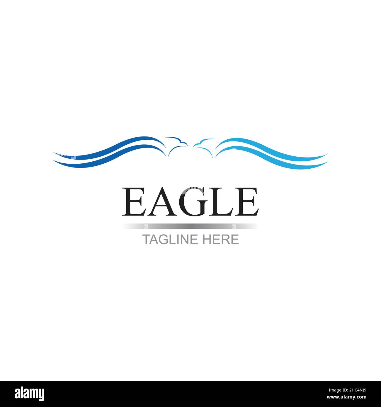 eagle logo vector illustration design template - vector Stock Vector ...
