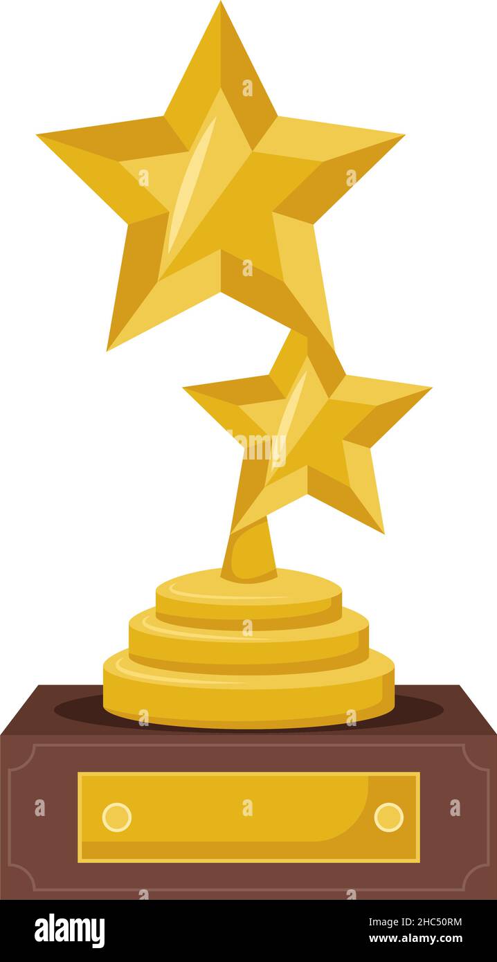 golden stars trophy award icon Stock Vector Image & Art - Alamy