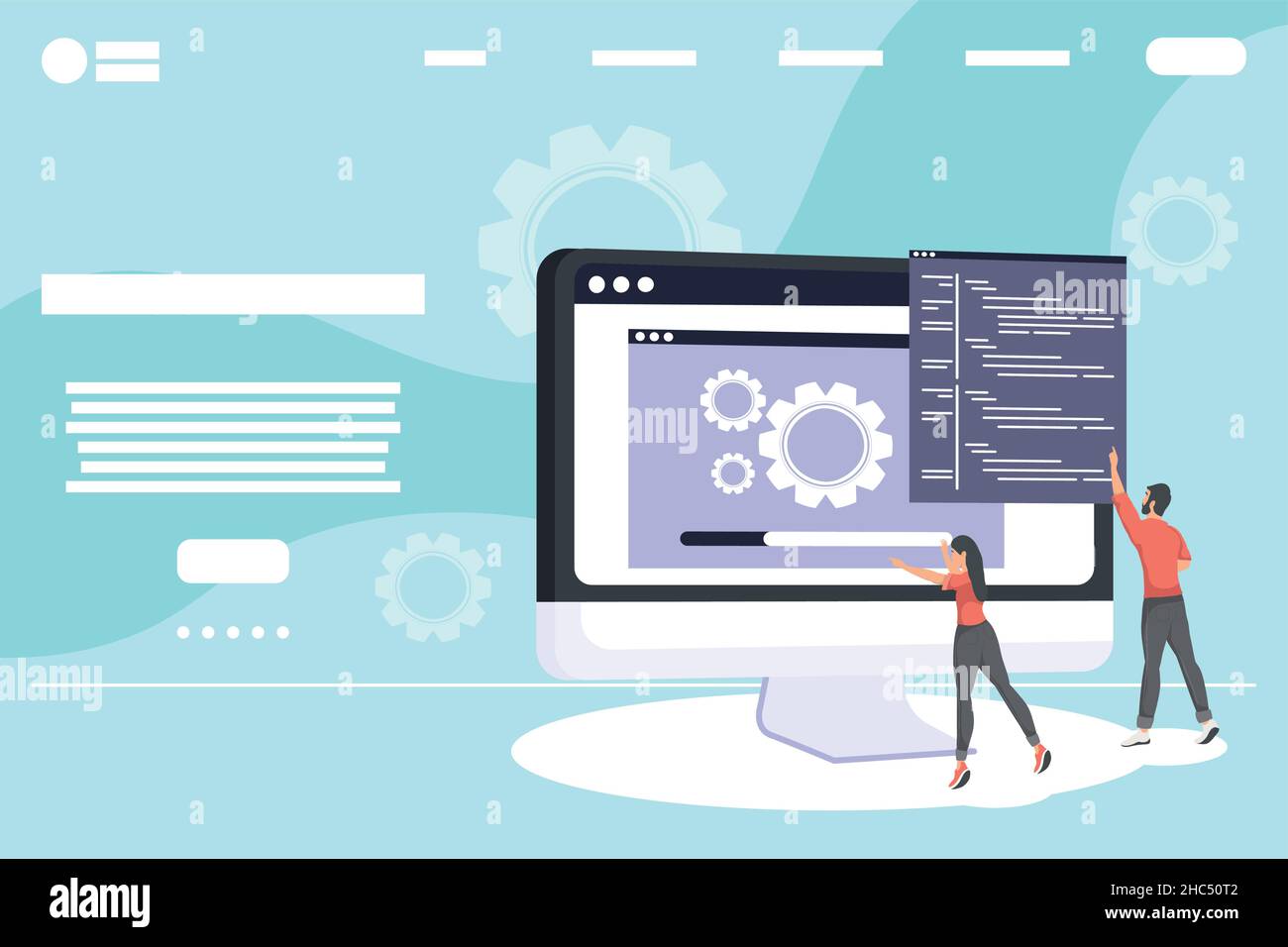 Female developers Stock Vector Images - Alamy