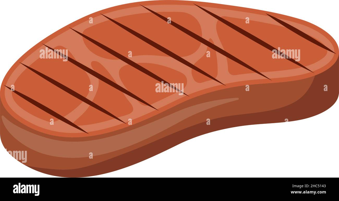 beef steak food isolated icon Stock Vector Image & Art - Alamy