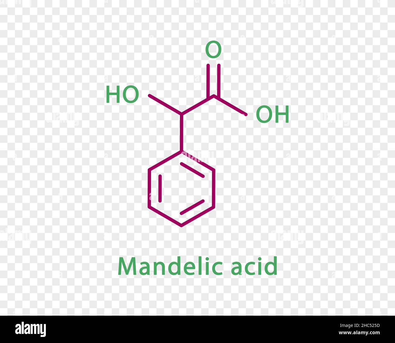 Mandelic acid chemical formula. Mandelic acid structural chemical ...