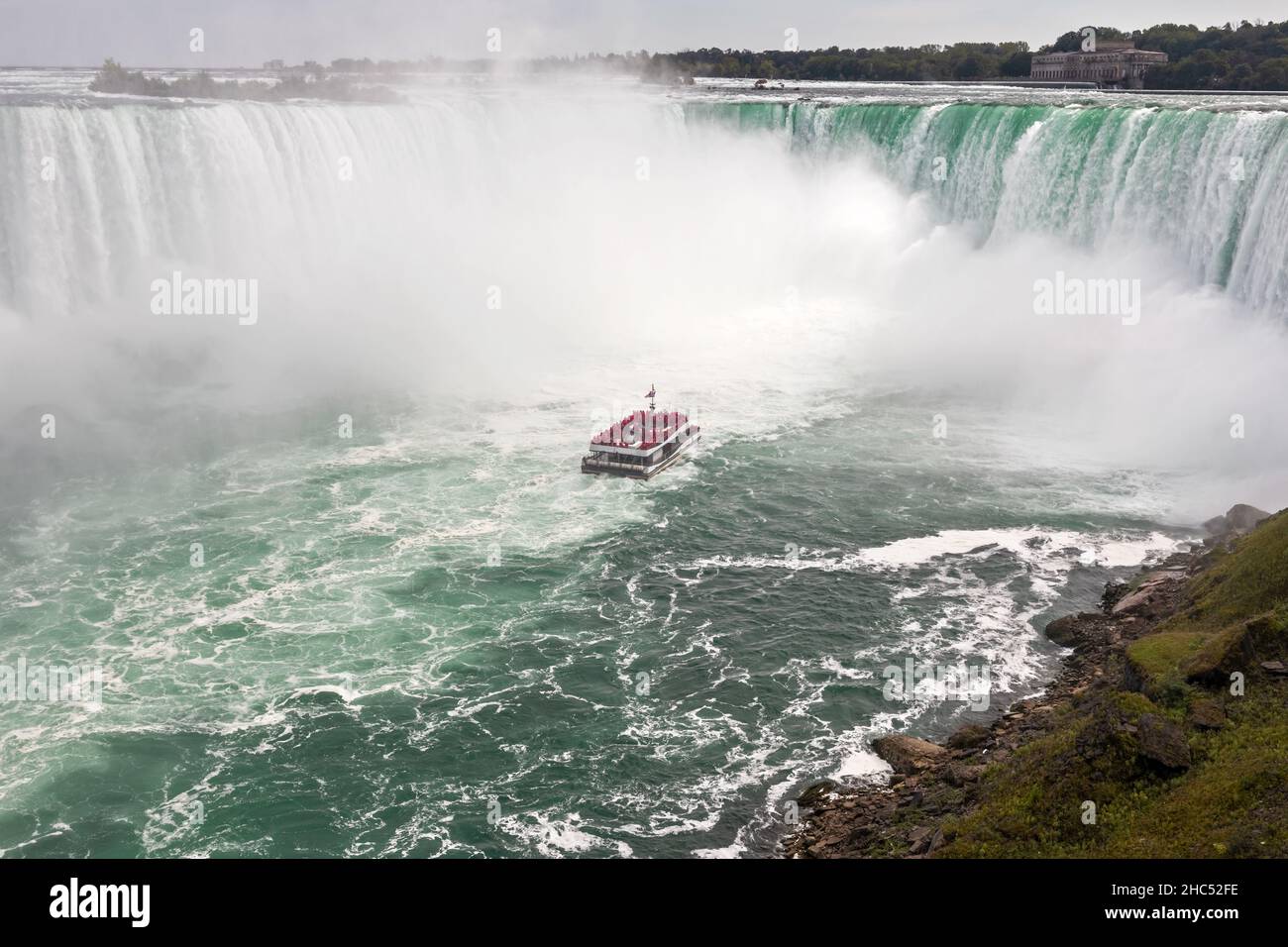 View at Horseshoe Fall, Niagara Falls, Ontario, Canada Stock Photo