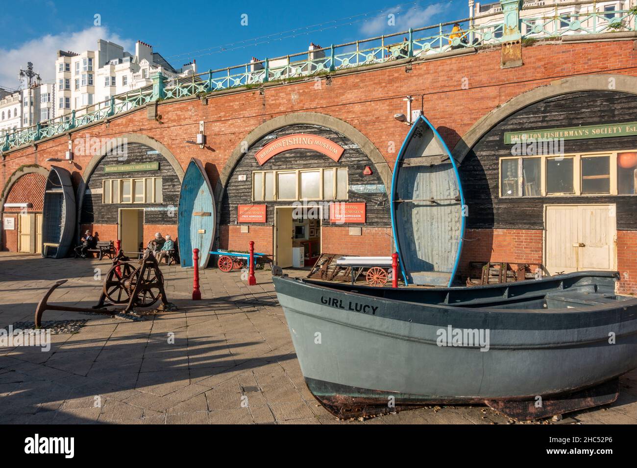 Brighton Fishing Museum on the seafront at Brighton, East Sussex, UK. Stock Photo