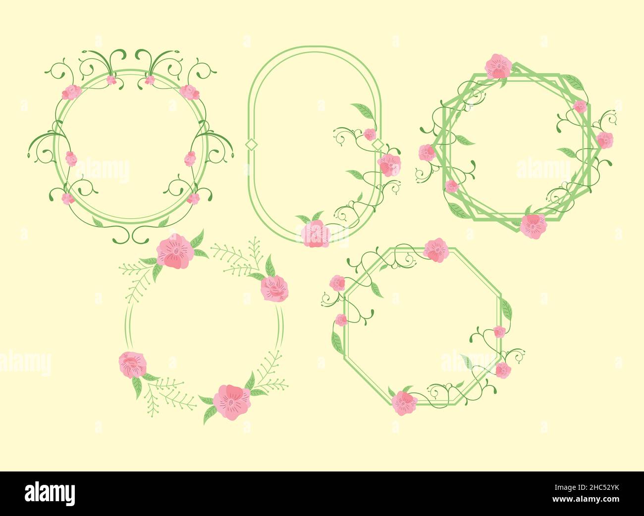 Five roses Stock Vector Images - Alamy