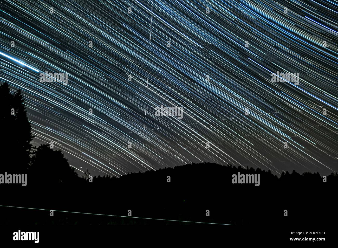 Magic star trails hi-res stock photography and images - Alamy