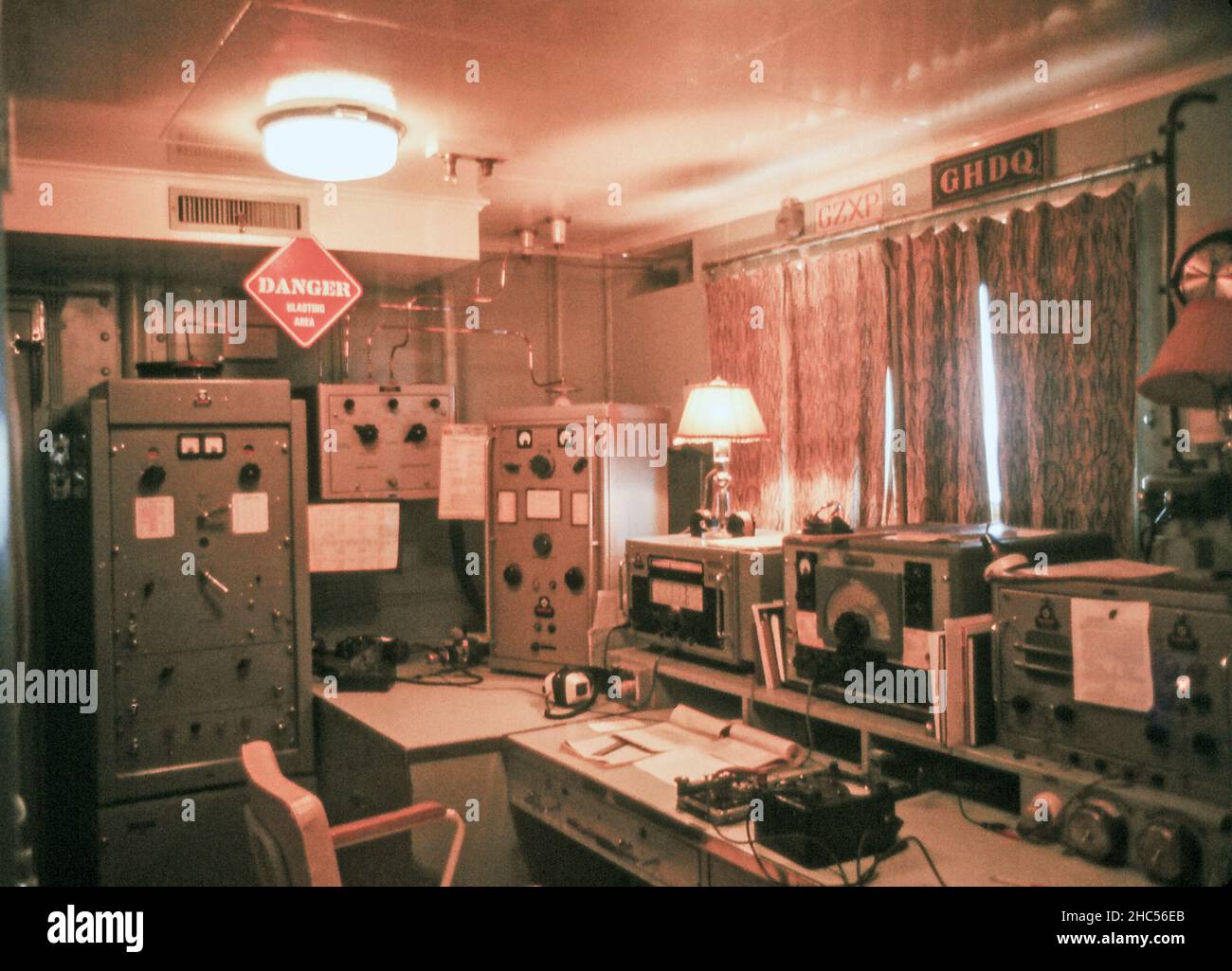 Radio Room, S.S. Texaco Brisbane, GHDQ. GZXP was the Collective