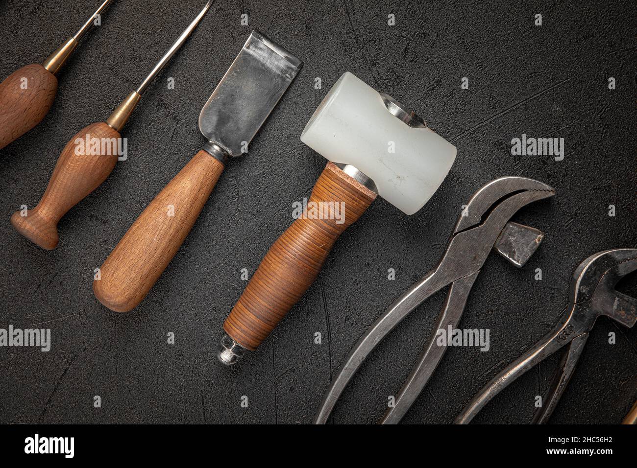 cobbler's last leather working tools, 