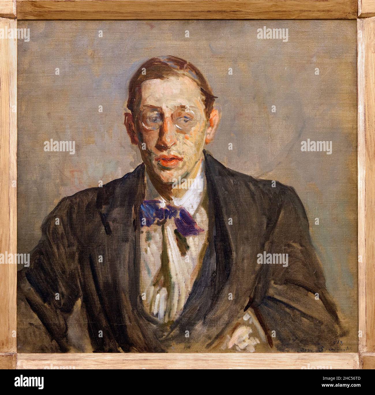 Etude pour le portrait de Igor Stravinsky (1882-1971), compositeur, chef d'orchestre russe, Peinture de Jacques Emile Blanche (1861-1942). Rouen, Muse Stock Photo