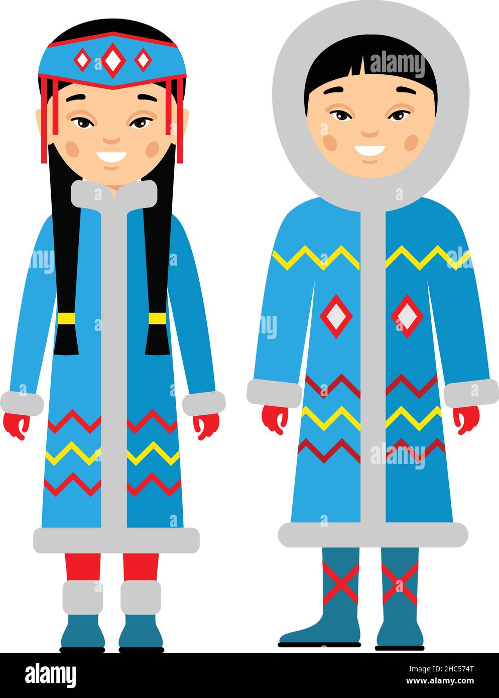 Eskimo Girl Clipart With Bow