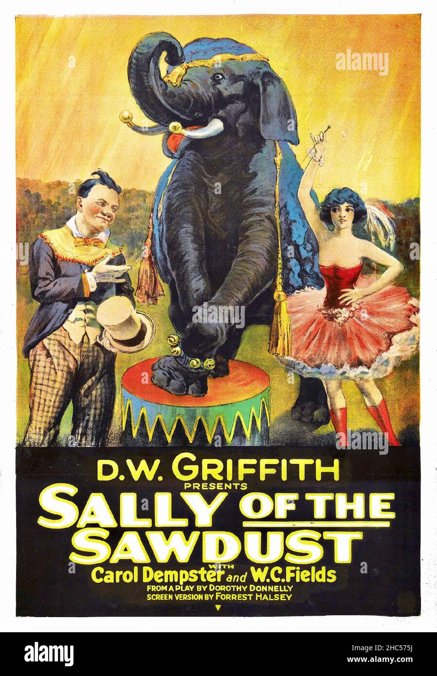 Sally of the sawdust film poster Stock Photo