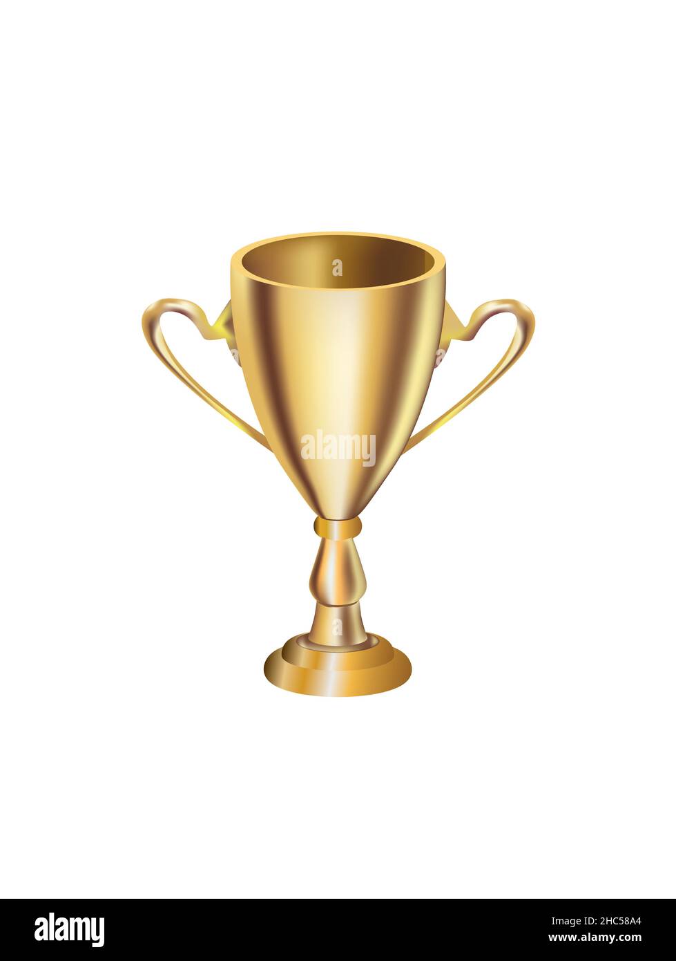 Golden trophy award. vector illustration Stock Vector Image & Art - Alamy
