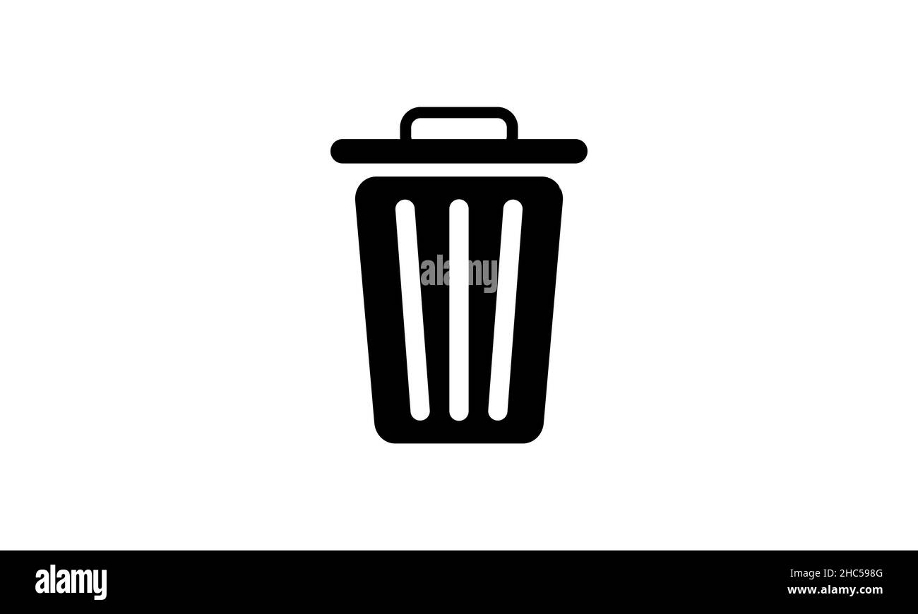 Trash icon garbage symbol icon, vector illustration Stock Vector