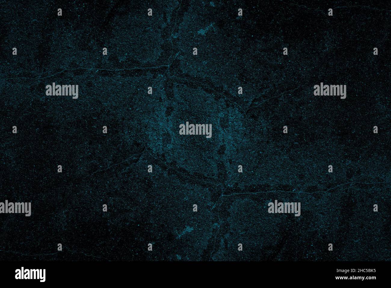Dark cyan abstract concrete surface texture background with cracks Stock Photo