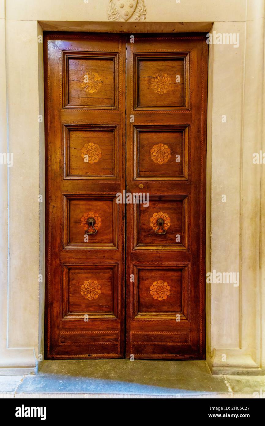 old wood door, rustical style Stock Photo - Alamy