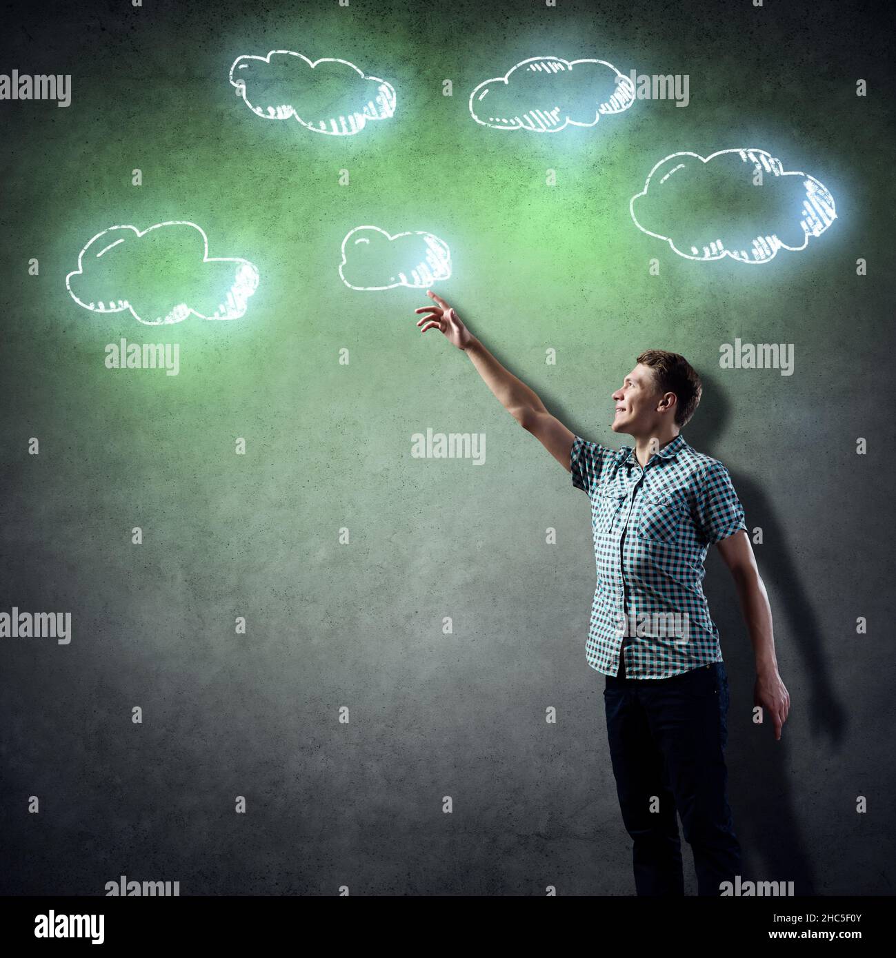 Cloud concept Stock Photo