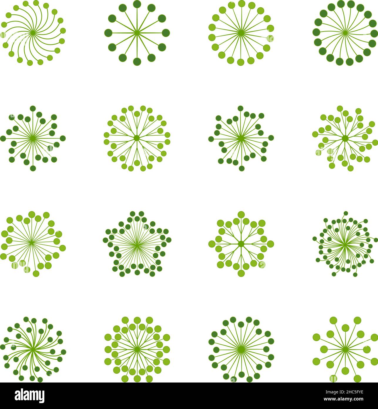 Set of colorful flowers, vector illustration Stock Vector Image & Art ...