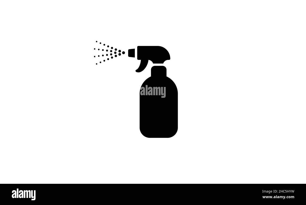 Spray bottle vector icon,clean spray bottle Stock Vector Image & Art ...