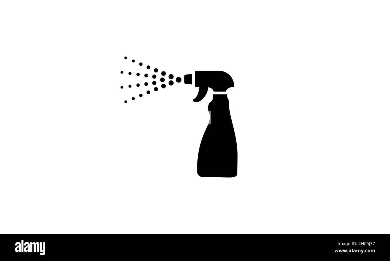 Spray bottle vector icon,clean spray bottle Stock Vector Image & Art ...
