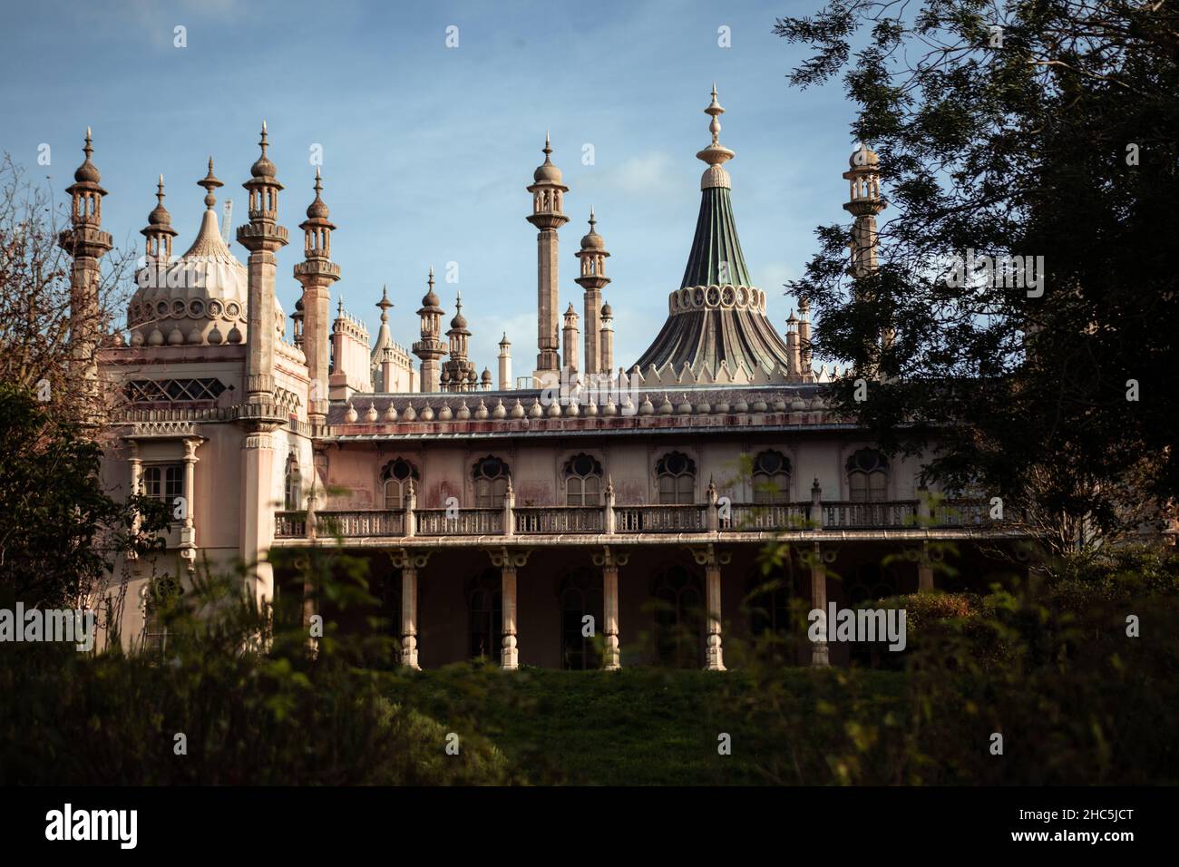 Fascinating view of the Royal Pavilion, Brighton, England, United Kingdom Stock Photo