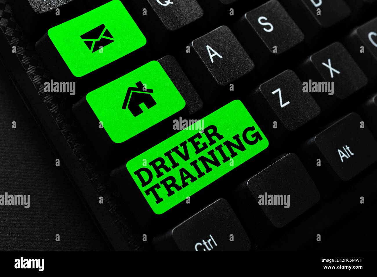 Hand writing sign Driver Training. Business concept prepares a new ...