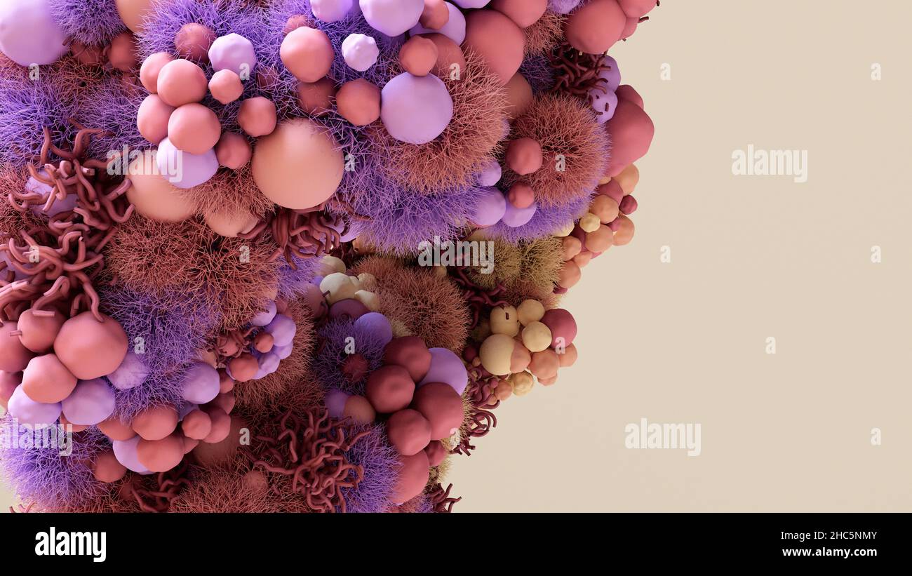 Closeup illustration of an antibody, or immunoglobulin. Antibodies are