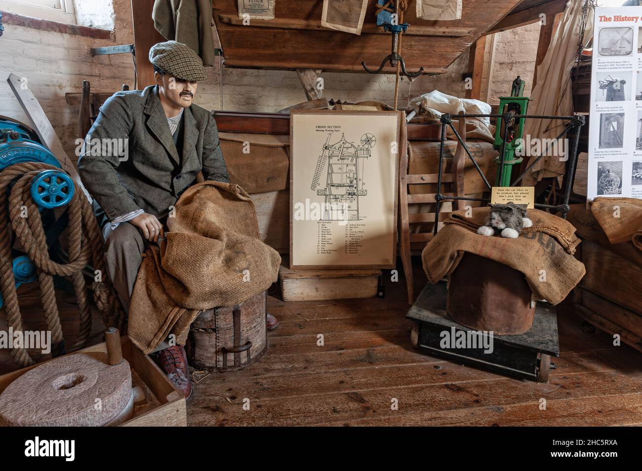 Windmill interior hi-res stock photography and images - Alamy