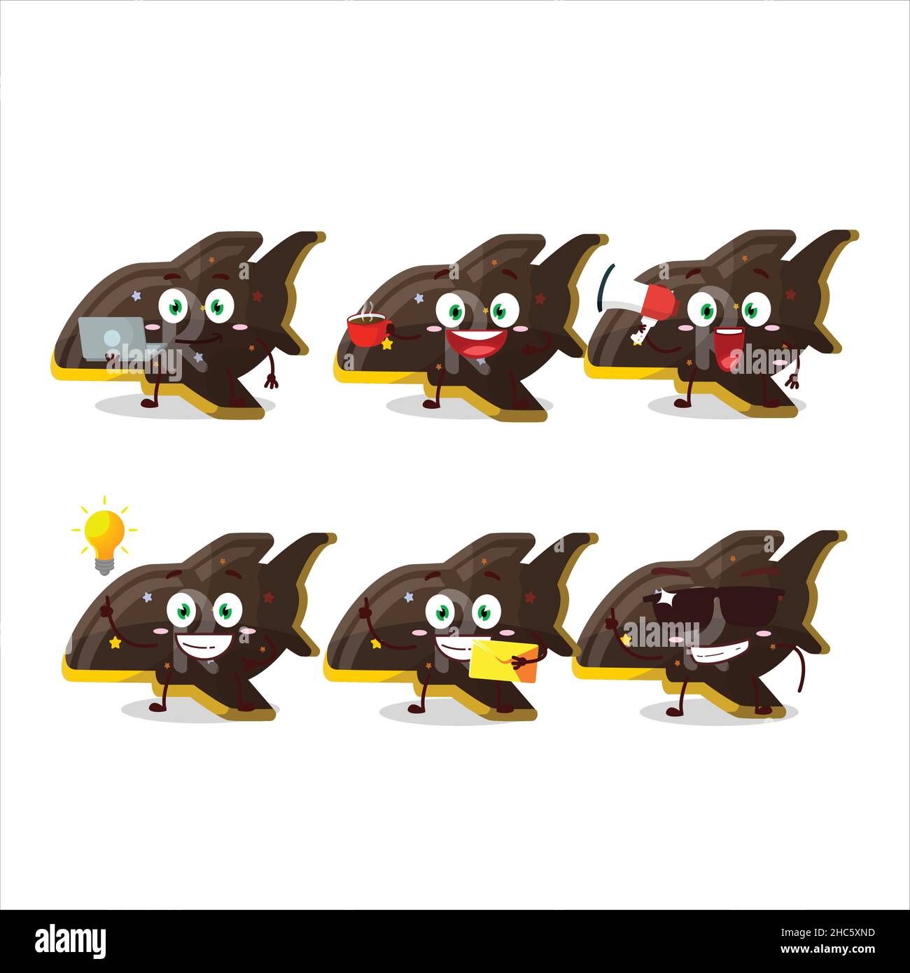 Plane chocolate gummy candy cartoon character with various types of