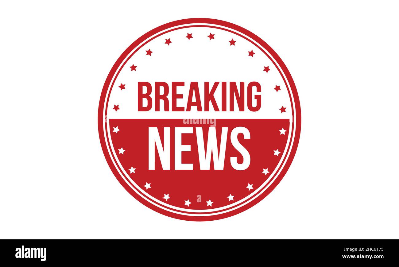 Breaking News Rubber Grunge Stamp Seal Stock Vector Stock Vector Image ...