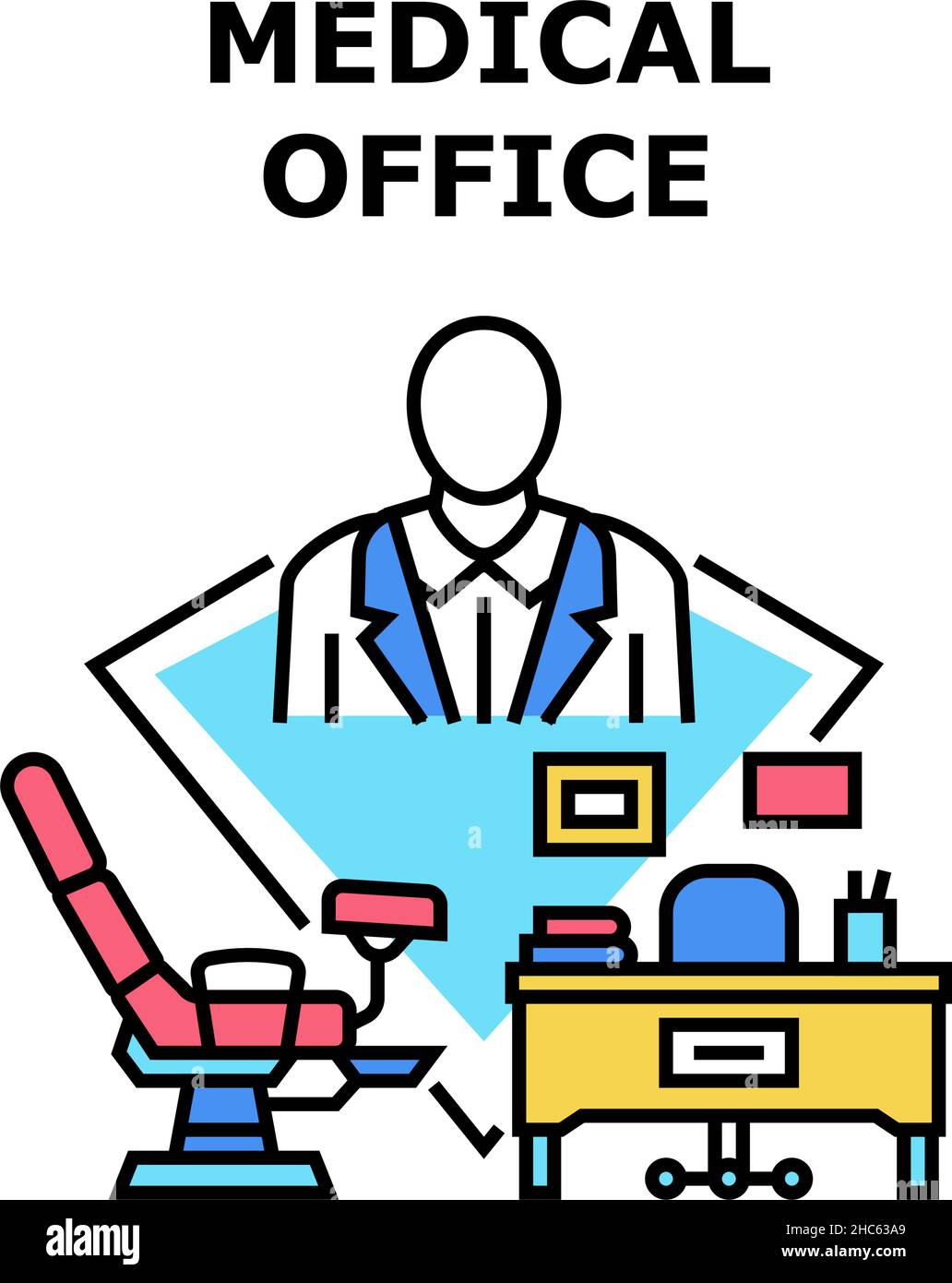 Medical office icon vector illustration Stock Vector Image & Art Alamy