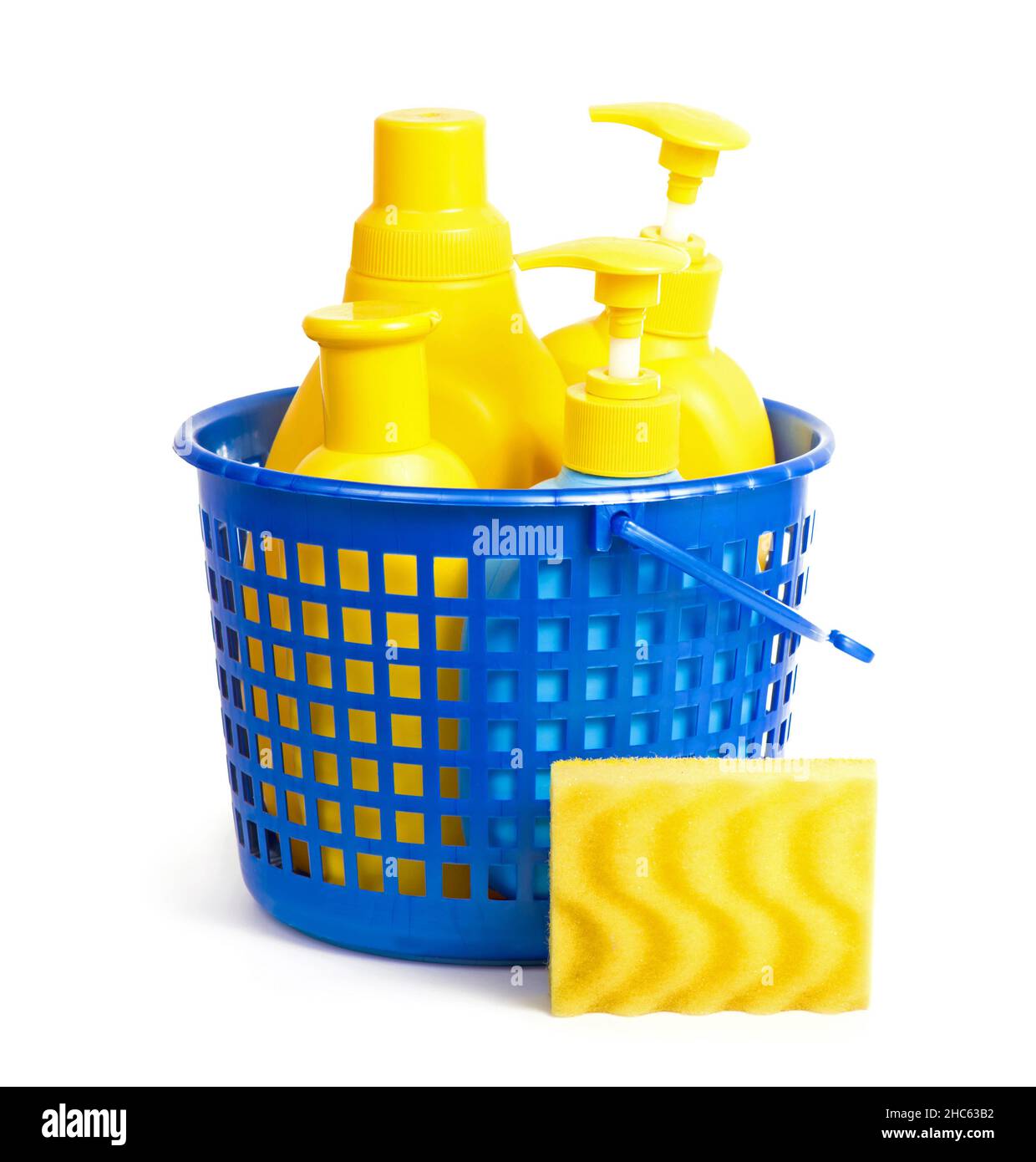 https://c8.alamy.com/comp/2HC63B2/household-cleaning-products-and-accessories-in-basket-with-detergent-spay-and-rubber-gloves-2HC63B2.jpg