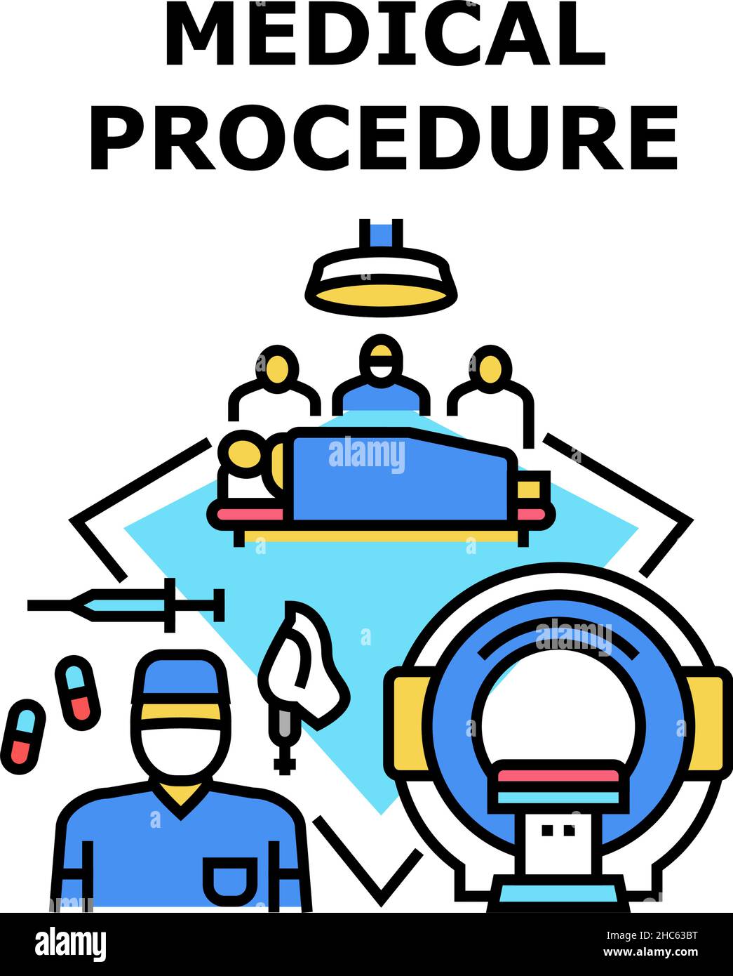 Medical procedure icon vector illustration Stock Vector Image & Art - Alamy