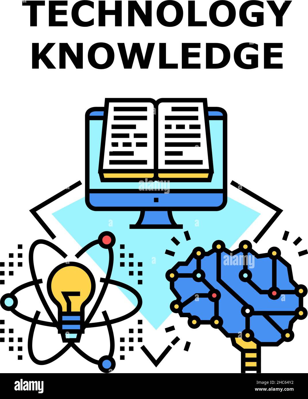 Technology knowledge icon vector illustration Stock Vector Image & Art ...