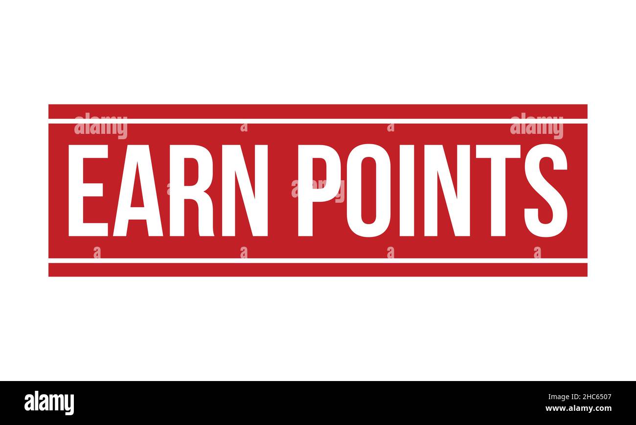 Earn Points Rubber Stamp. Red Best Service Rubber Grunge Stamp Seal Vector Illustration Stock