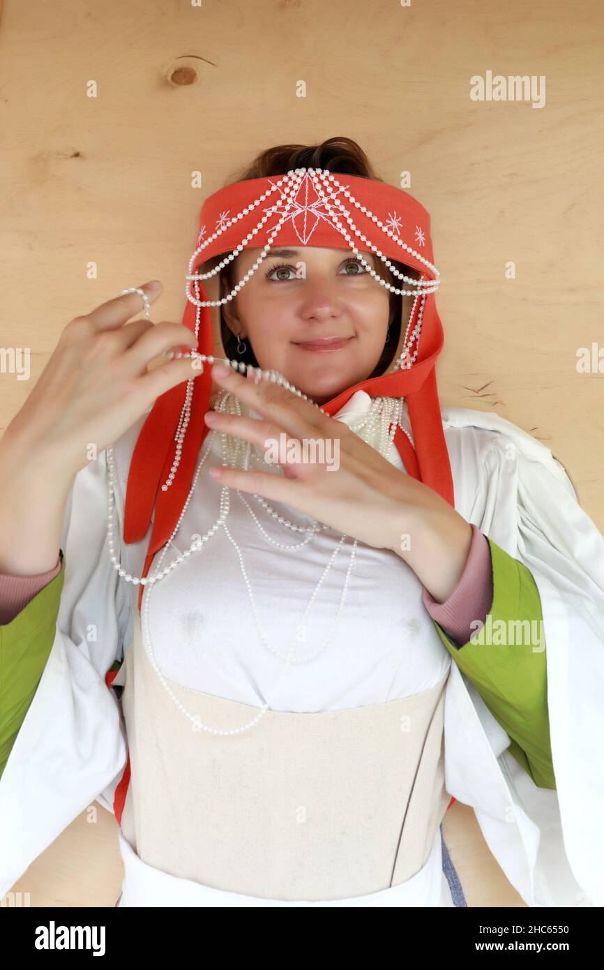 Traditional finnish costume hi-res stock photography and images - Alamy