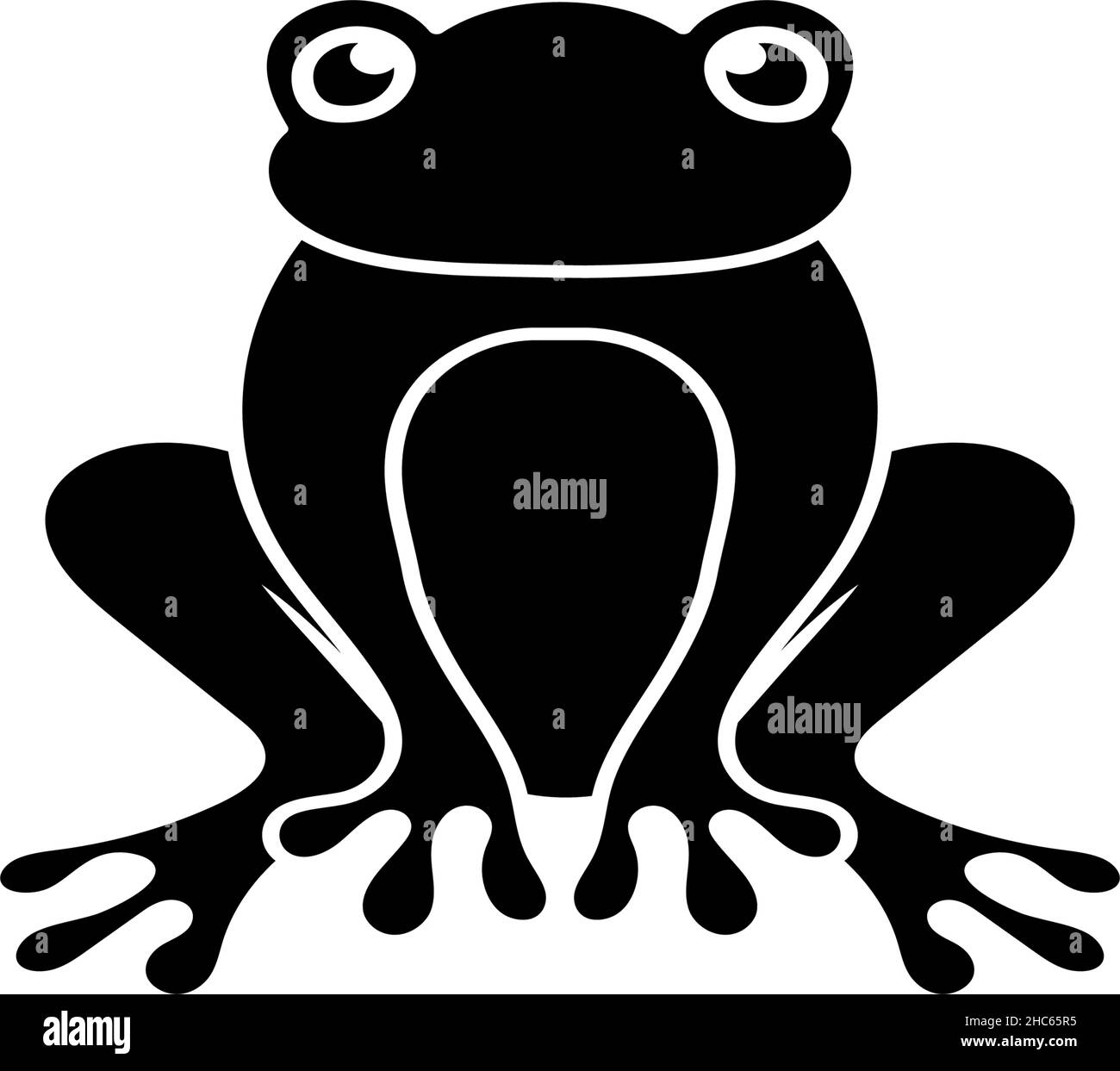 Frog icon design template vector isolated Stock Vector