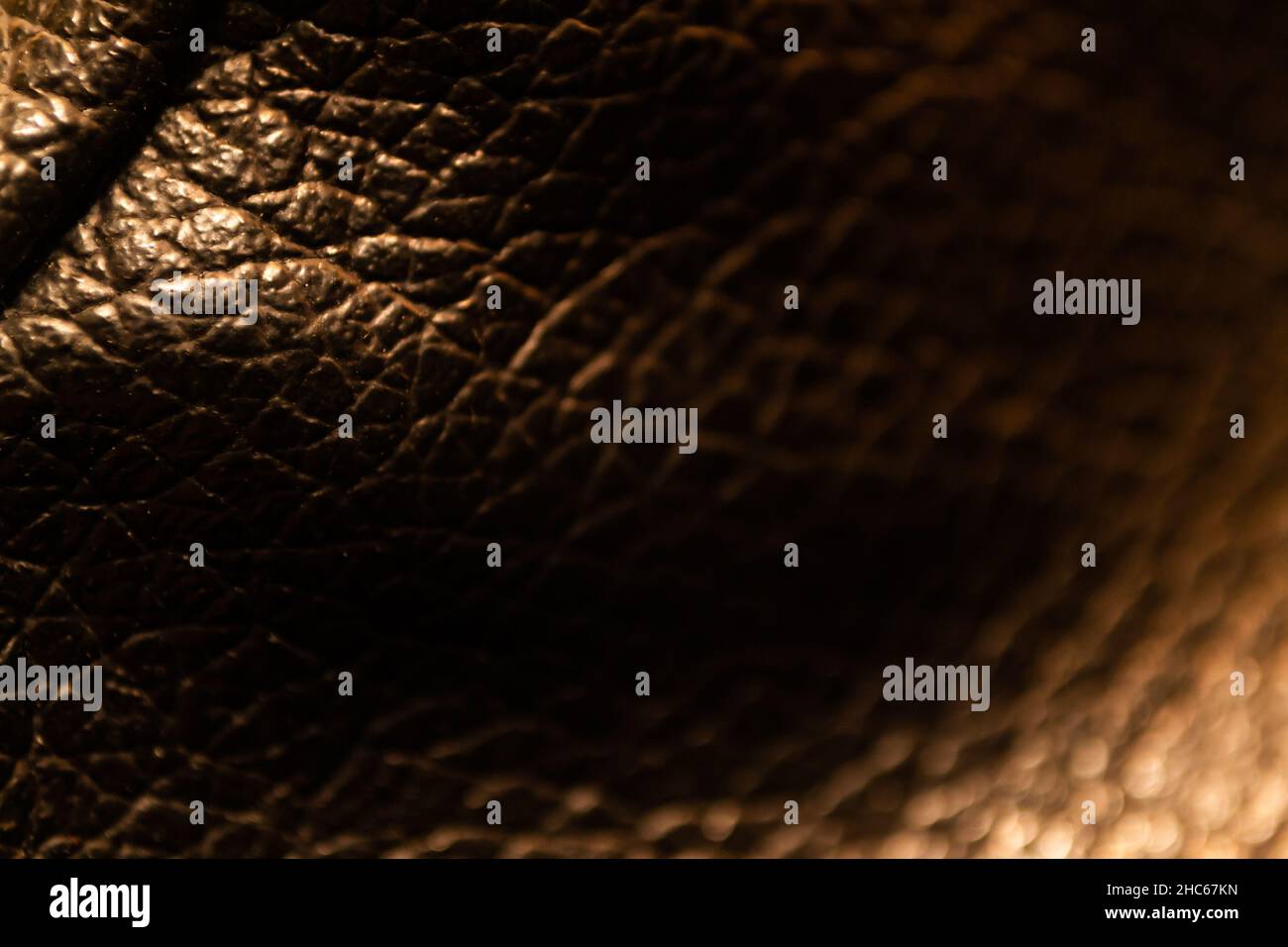 Texture of dark brown leather Stock Photo