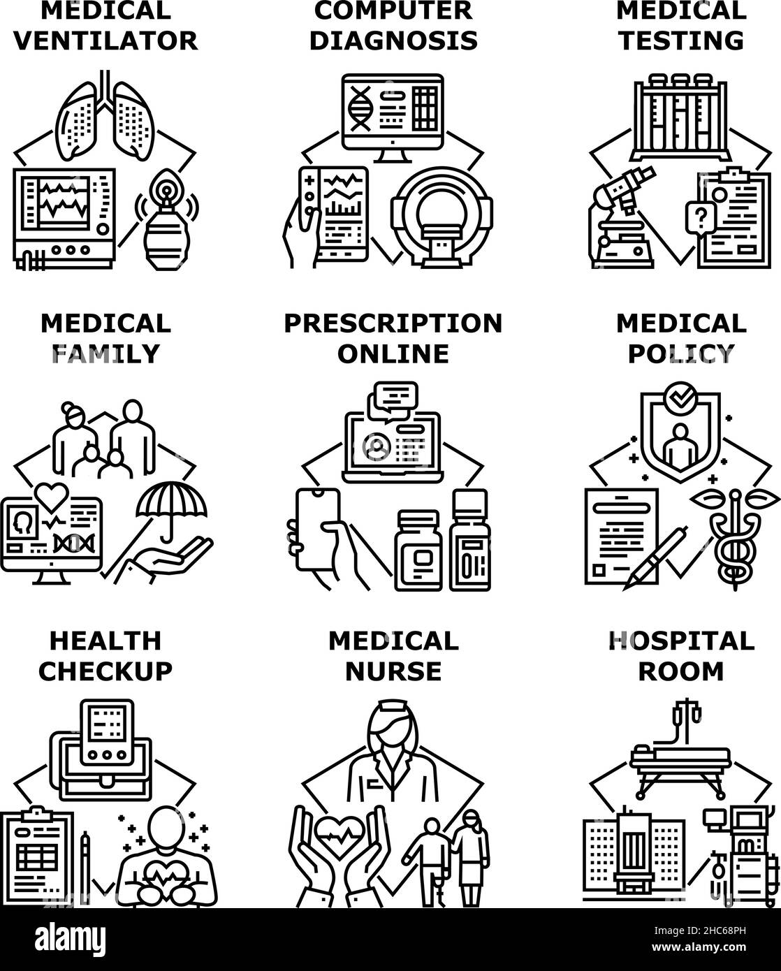 Medical icon vector illustration Stock Vector Image & Art Alamy