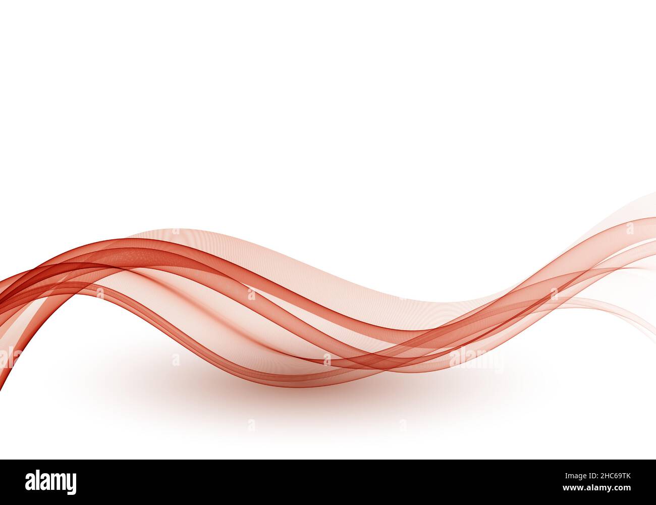 Transparent wave stream on light background. Design element. Vector ...