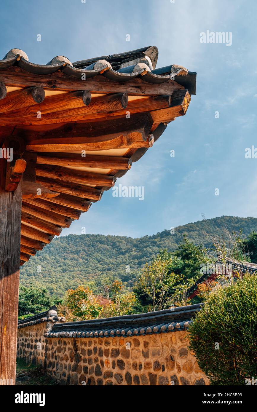 Uam Historic Park in Daejeon, Korea Stock Photo