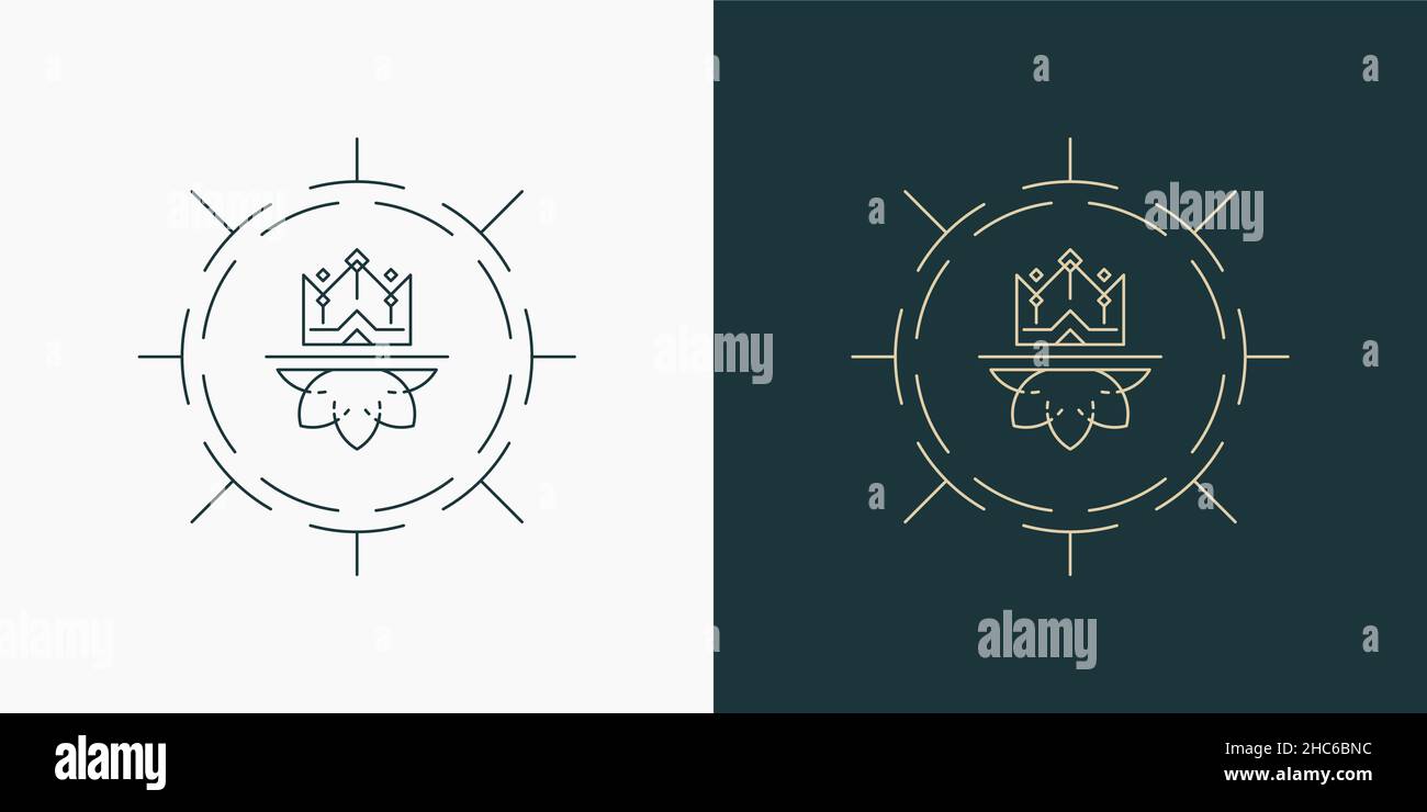 line are creative illustration and symbol for logo Stock Vector