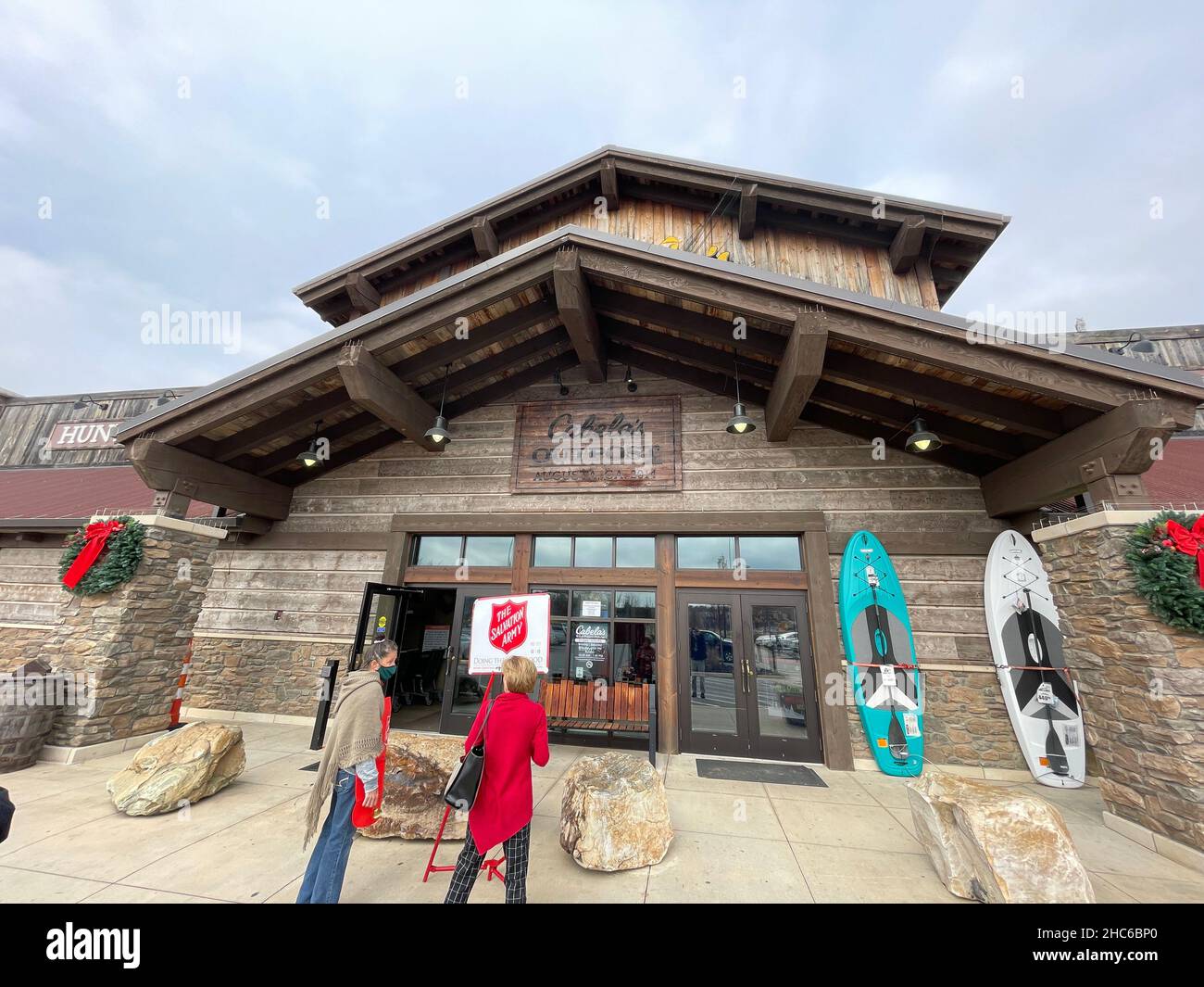 Augusta, Ga USA 12 03 21 Cabelas retail store Cabela Parkway Stock