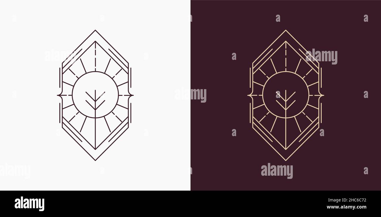 line are creative illustration and symbol for logo Stock Vector