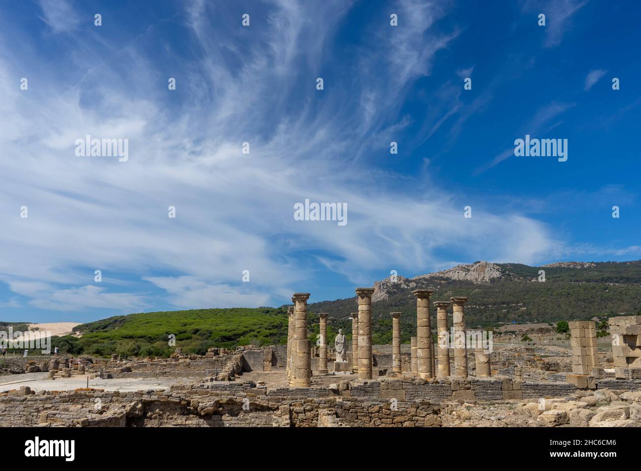 Strait Ancient Rome ruins of the ancient roman villa of baelo claudia in the natural park ...