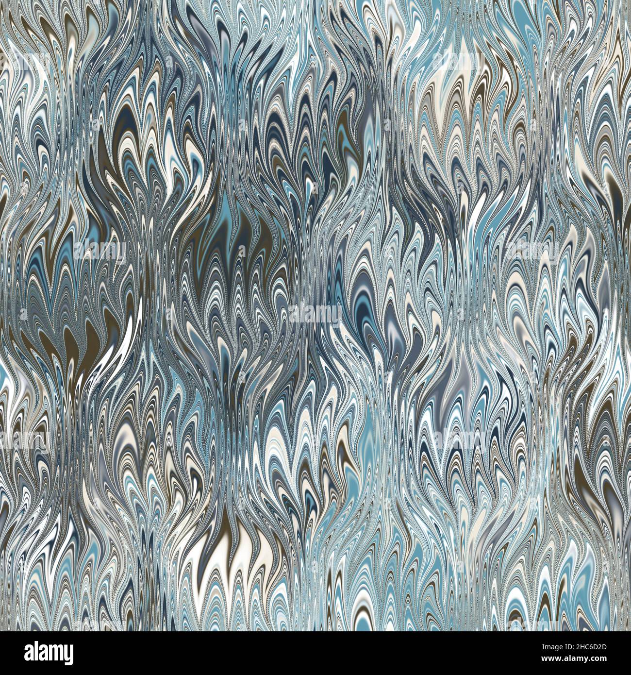 Combed Pattern Seamless combed conch effect Turkish ebru marble surface pattern design ...